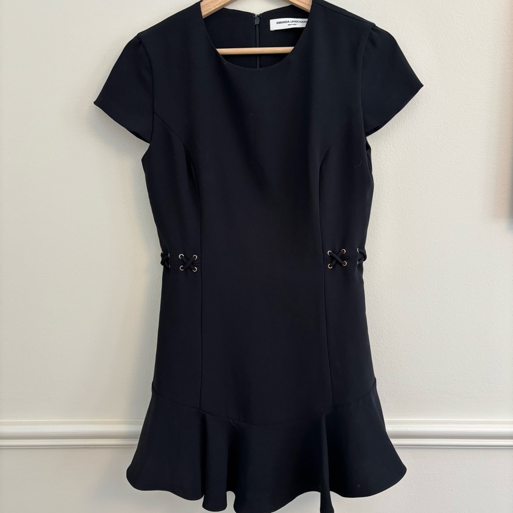 Amanda Uprichard Black Mini Dress